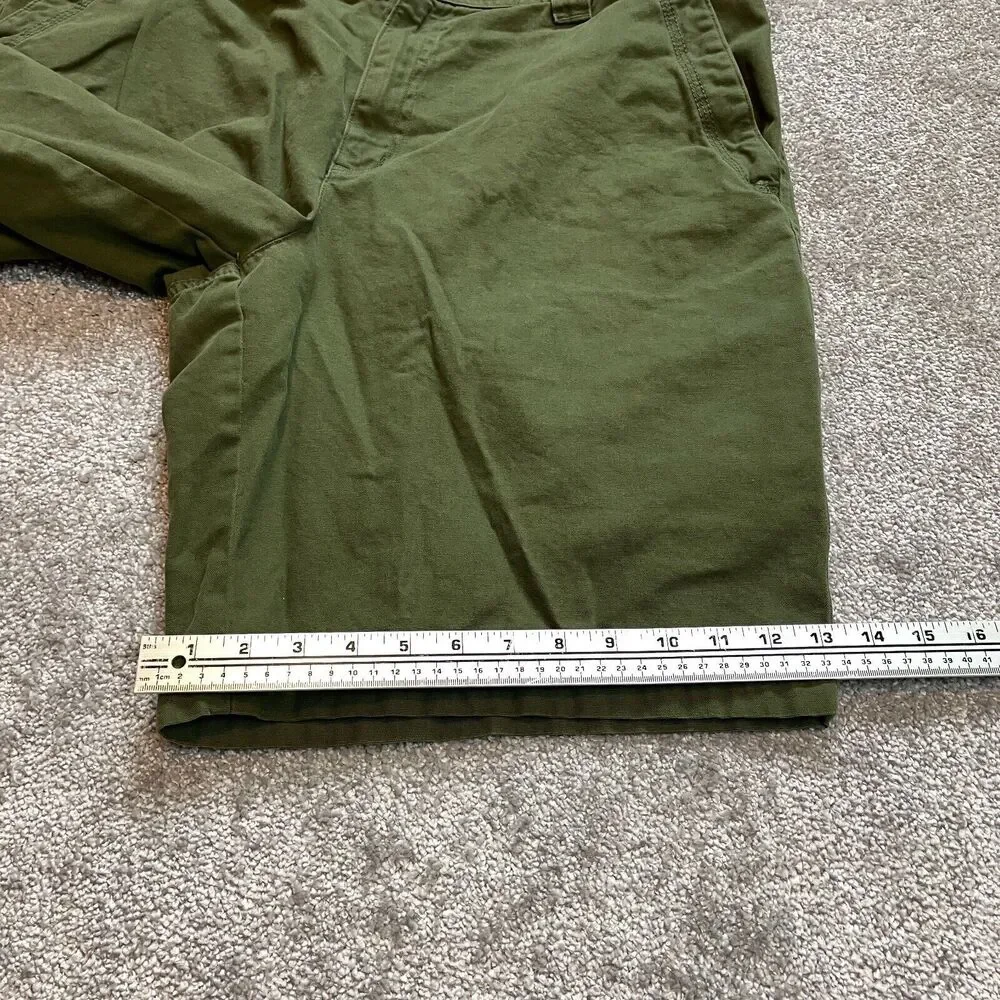 Columbia Chino Shorts Mens 38 Green Cotton Outdoor hiking Adult 11